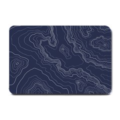 Topography Map Small Doormat  by goljakoff