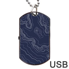 Topography Map Dog Tag Usb Flash (two Sides) by goljakoff