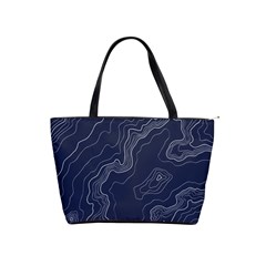 Topography Map Classic Shoulder Handbag by goljakoff