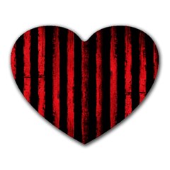 Red Lines Heart Mousepads by goljakoff
