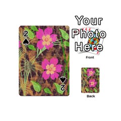Jungle Floral Playing Cards 54 Designs (mini) by PollyParadise
