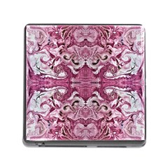 Rosa Antico Repeats Memory Card Reader (square 5 Slot) by kaleidomarblingart