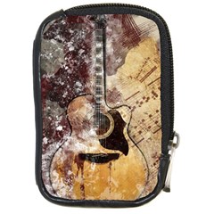 Guitar Compact Camera Leather Case by LW323