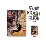 Guitar Playing Cards 54 Designs (Mini) Front - Heart10