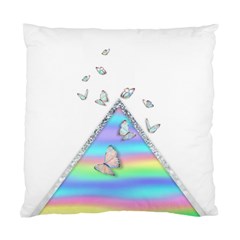 Minimal Holographic Butterflies Standard Cushion Case (two Sides) by gloriasanchez