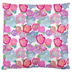 Bright, Joyful Flowers Standard Flano Cushion Case (two Sides) by SychEva