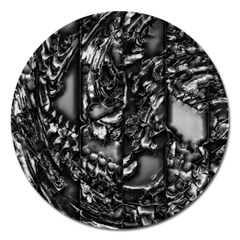 Demon Chrome Magnet 5  (round) by MRNStudios