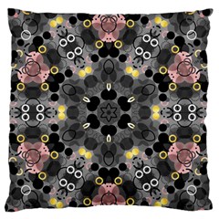 Abstract Geometric Kaleidoscope Large Flano Cushion Case (one Side) by alllovelyideas