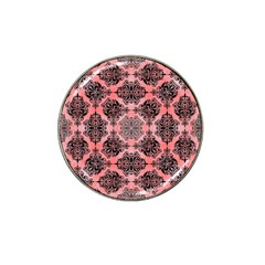 Pattern Rouge Noir Hat Clip Ball Marker (4 Pack) by alllovelyideas