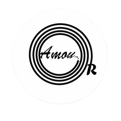 Amour Mini Round Pill Box by WELCOMEshop