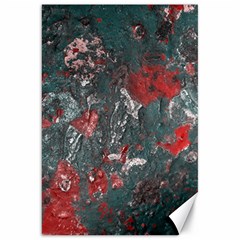 Multicolored Surface Texture Print Canvas 20  X 30  by dflcprintsclothing