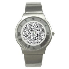 Squiggles Stainless Steel Watch by SychEva