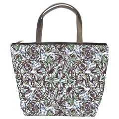 Intricate Textured Ornate Pattern Design Bucket Bag by dflcprintsclothing