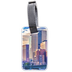 Akihabara Zone Urban Scene Tokyo Japan Luggage Tag (two Sides) by dflcprintsclothing