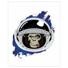 Spacemonkey Drawstring Bag (small) by goljakoff