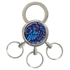 Dismembered Mandala 3-ring Key Chain by MRNStudios