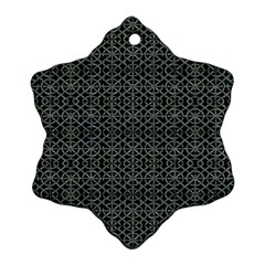 Iron Ornament Grid Pattern Ornament (snowflake) by dflcprintsclothing