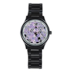 Candy Glass Stainless Steel Round Watch by MRNStudios