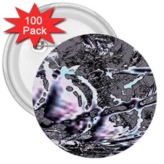 Invasive Hg 3  Buttons (100 Pack)  by MRNStudios