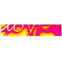 Pop Art Love Graffiti Large Flano Scarf  by essentialimage365