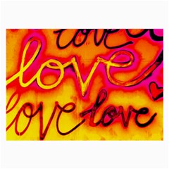  Graffiti Love Large Glasses Cloth by essentialimage365