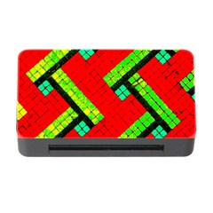 Pop Art Mosaic Memory Card Reader With Cf by essentialimage365