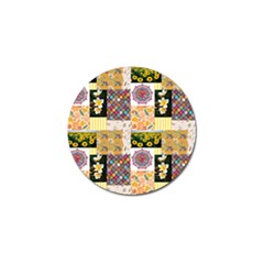 Yellow Aesthetics Golf Ball Marker (4 Pack) by designsbymallika