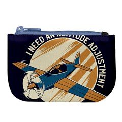 Airplane - I Need Altitude Adjustement Large Coin Purse