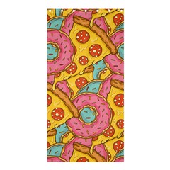 Fast Food Pizza And Donut Pattern Shower Curtain 36  X 72  (stall)  by DinzDas
