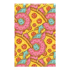 Fast Food Pizza And Donut Pattern Shower Curtain 48  X 72  (small)  by DinzDas