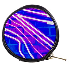 Pop Art Neon Wall Mini Makeup Bag by essentialimage365