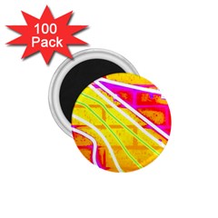 Pop Art Neon Wall 1 75  Magnets (100 Pack)  by essentialimage365