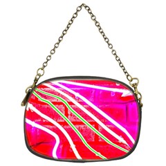Pop Art Neon Wall Chain Purse (two Sides) by essentialimage365