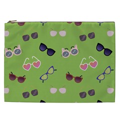 Sunglasses Funny Cosmetic Bag (xxl) by SychEva