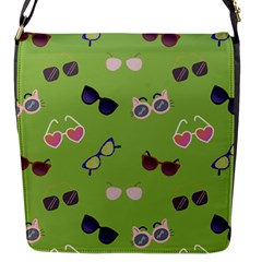 Sunglasses Funny Flap Closure Messenger Bag (s) by SychEva