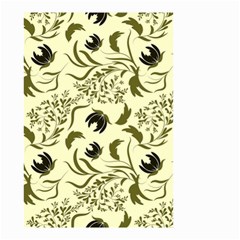 Folk Flowers Art Pattern Floral Abstract Surface Design  Seamless Pattern Small Garden Flag (two Sides) by Eskimos
