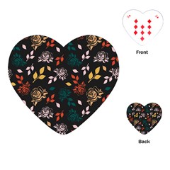 Rose Floral Playing Cards Single Design (heart) by tmsartbazaar