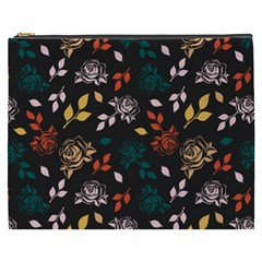 Rose Floral Cosmetic Bag (xxxl) by tmsartbazaar