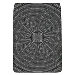 Abstract Spirals, Spiral Abstraction, Gray Color, Graphite Removable Flap Cover (l) by Casemiro