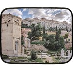 Roman Agora, Athens, Greece Double Sided Fleece Blanket (Mini) 