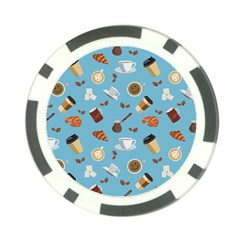 Coffee Time Poker Chip Card Guard by SychEva