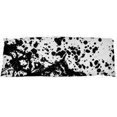 Black And White Abstract Liquid Design Body Pillow Case (dakimakura) by dflcprintsclothing