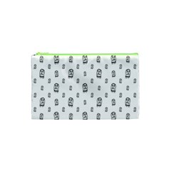 Sketchy Monster Pencil Drawing Motif Pattern Cosmetic Bag (xs) by dflcprintsclothing