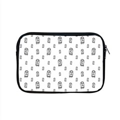 Sketchy Monster Pencil Drawing Motif Pattern Apple Macbook Pro 15  Zipper Case by dflcprintsclothing