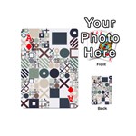 Mosaic Print Playing Cards 54 Designs (Mini) Front - DiamondA