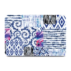 Blue Pastel Print Plate Mats by designsbymallika