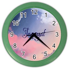 Inaayat Color Wall Clock by designsbymallika