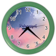 Ruhaniyat Color Wall Clock by designsbymallika