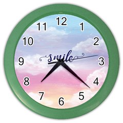 Smile Color Wall Clock by designsbymallika