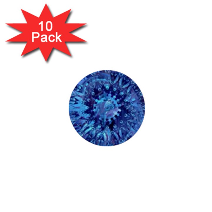 Fuzzball Mandala 1  Mini Buttons (10 pack) 